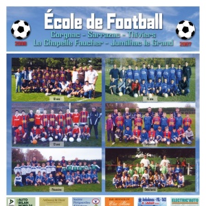 École de footbal jeunes Corgnac Sarrazac Thiviers La Chapelle Faucher Jumilhac le Grand