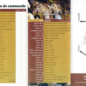 La petite fermette bon de commande